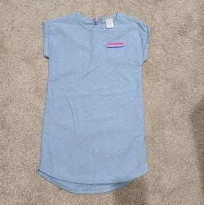 Little girls Chambray dress